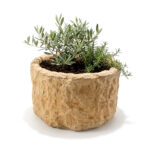 Jardinière Ronde en Béton Sculpté Réf BF08