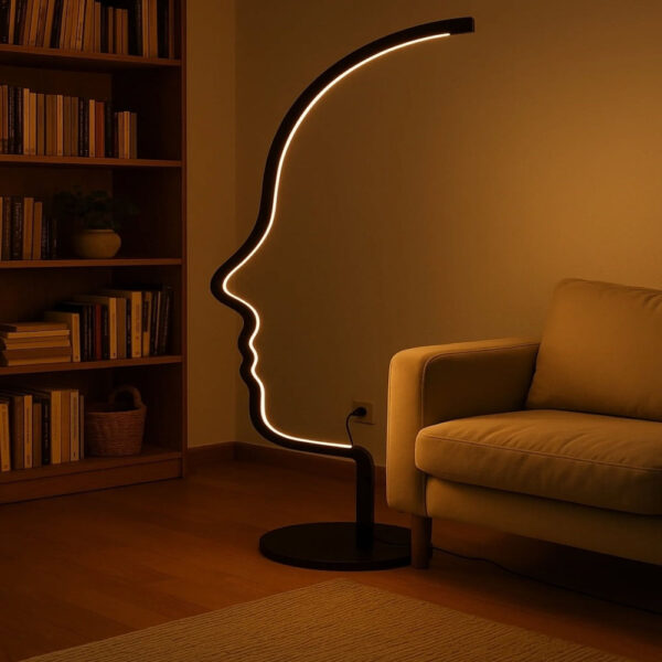 Lampadaire moderne modele vis a vis