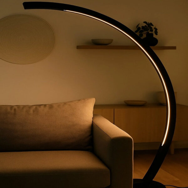 Lampadaire de salon modèle Arc H180cm nc