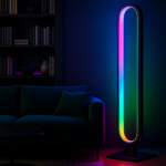 Lampadaire décoratif modèle Oval H140cm rgb