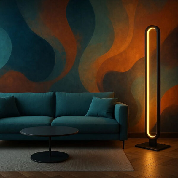 Lampadaire décoratif modèle Oval H140cm NC