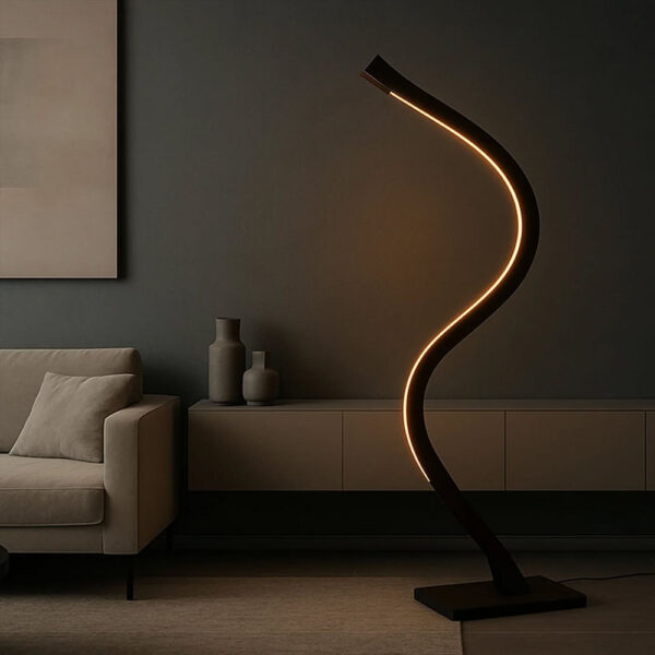 Lampadaire Design salon forme s nc