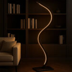 Lampadaire Design salon forme s nc