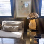 Lampe forme champignon en résine H62cm Réf LM001 couv