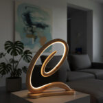 Lampe de table spirale modèle le Tourbillon