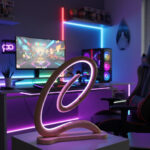 Lampe de table spirale modèle le Tourbillon