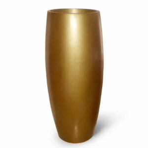 Pot de fleurs décoratif en résine H79 Ø 30cm
