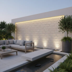 Revêtement façade en béton GRC Houria RV1016