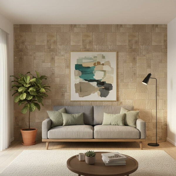 Revêtement murale en béton GRC modèle Makthar RV1205 interieur