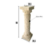 Support vertical pilier en béton fibré Réf SUP07