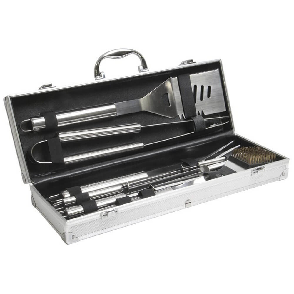 Valisette de 8 accessoires pour barbecue