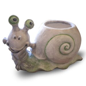 Pot de fleur moderne en forme d&rsquo;escargot