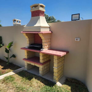 barbecue en béton avec plan de travail BBP10