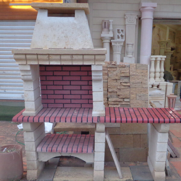 Barbecue fixe avec plan de travail BFPL10