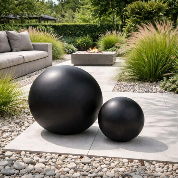 boulle décoratif pour jardin en beton GRC couverture