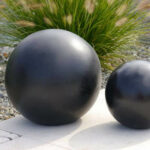 boulle décoratif pour jardin en beton GRC reel