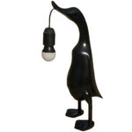 Lampe coureur indien en resine 