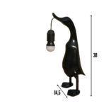 Lampe coureur indien en resine 