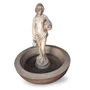 Fontaine résine sous forme de statut Ref FCR02