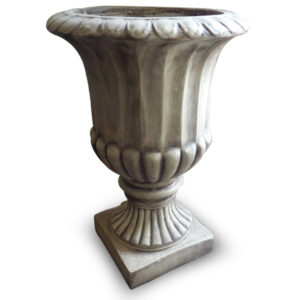 Vase de jardin cache pot sur pied en béton BF015