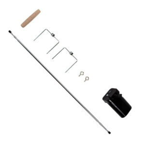 Kit tournebroche barbecue a pile 60 / 70cm