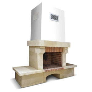 Cheminée de Prestige en Pierre Sculptée CHP14