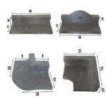 Module de Bordure jardin en Béton Fibré BJ10 dim