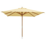 Parasol carrée en Bois Hêtre Ø 300 cm