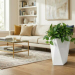 Pot colonne en resine modèle S H61cm couverture