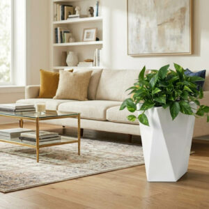 Pot colonne en resine modèle S H61cm