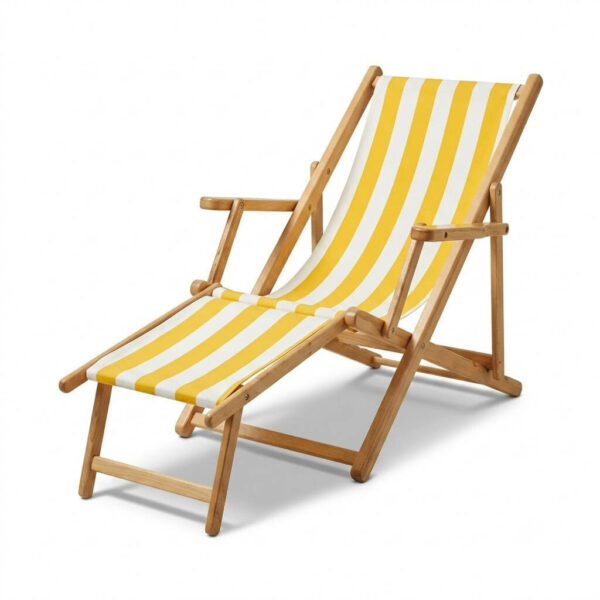 Chaise Longue Pliable avec Repose-Pieds Intégré CL003