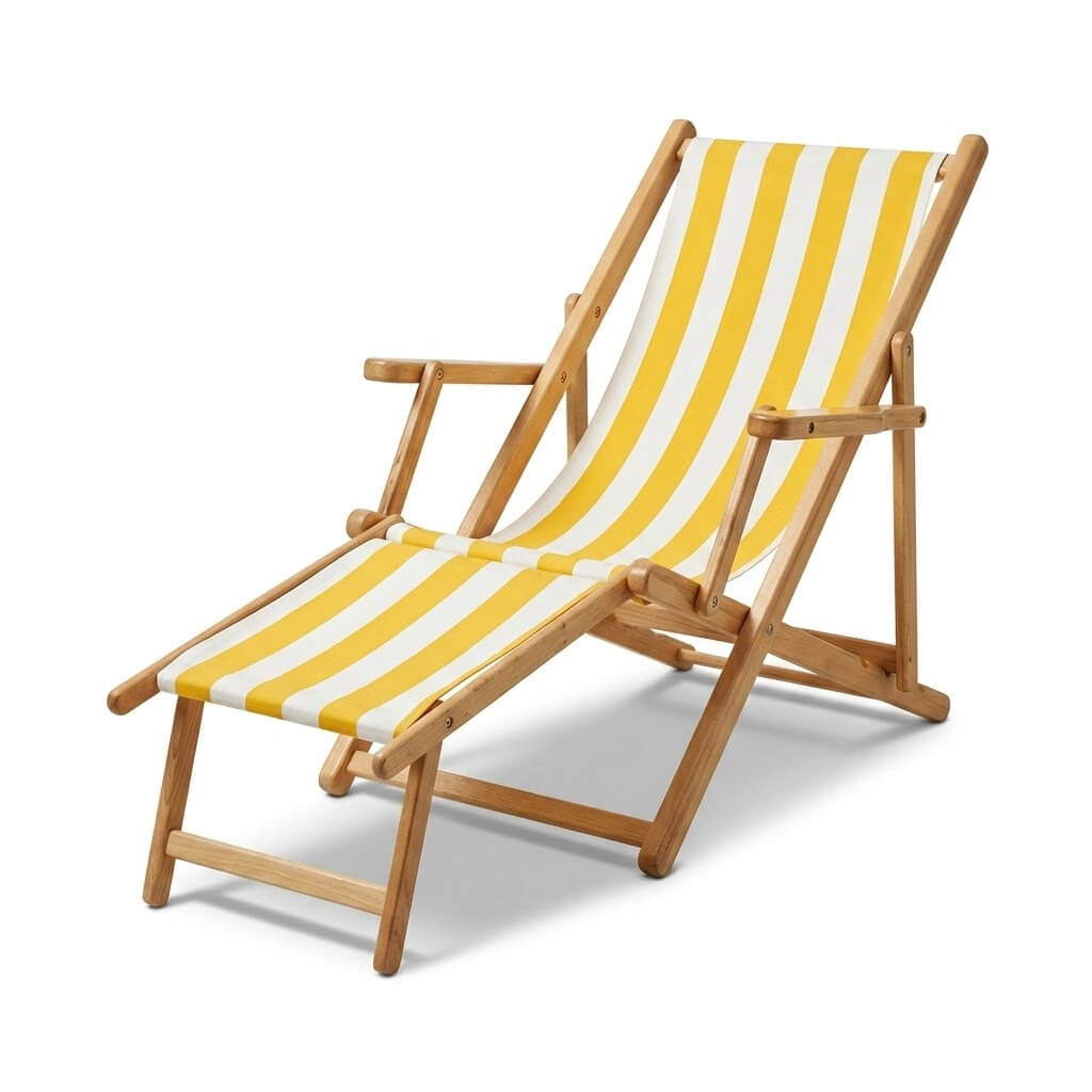 Chaise Longue Pliable avec Repose-Pieds Intégré CL003 Chaise Longue Pliable avec Repose-Pieds Intégré CL003