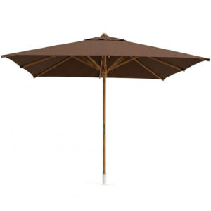 Parasol Terrasse carrée en Bois Hêtre OASIS 400x400cm