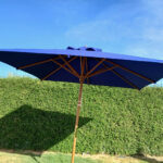 Parasol Terrasse carrée en Bois Hêtre OASIS 400x400cm reel2