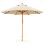 Parasol octogonal en bois hêtre Dune 400x400cm
