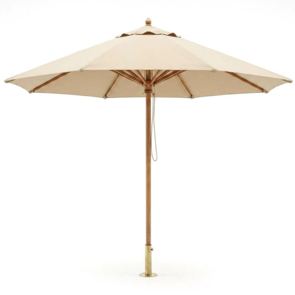 Parasol octogonal en bois hêtre Dune 400x400cm