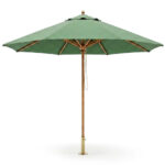 Parasol octogonal en bois hêtre Dune Ø 300cm