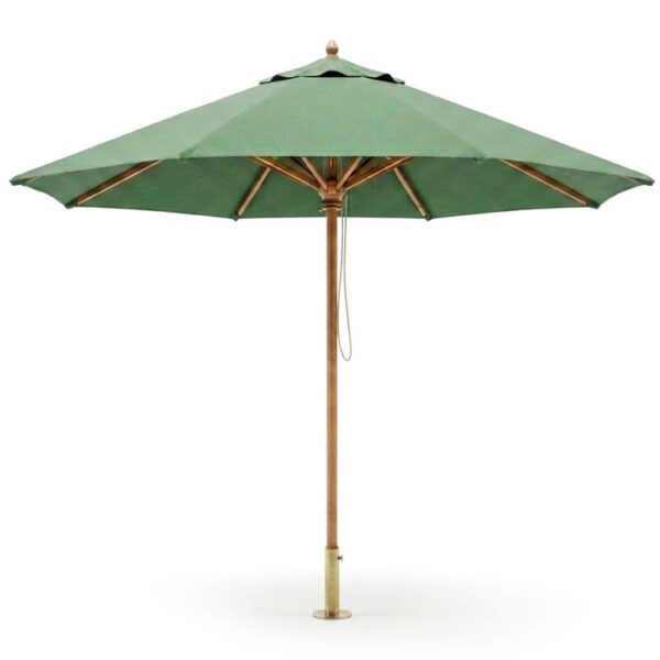 Parasol octogonal en bois hêtre Dune Ø 300cm