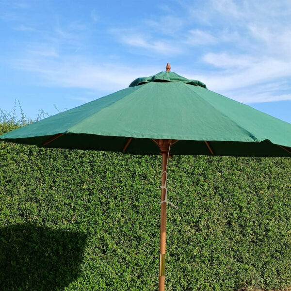 Parasol octogonal en bois hêtre Dune Ø 300cm reel 1