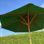 Parasol octogonal en bois hêtre Dune Ø 300cm reel