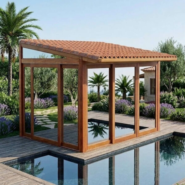 Cabane de Jardin Premium couverture