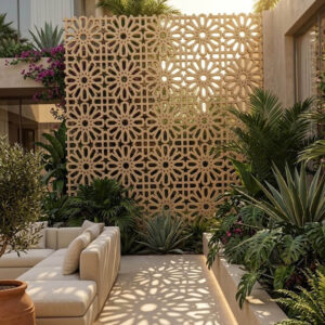 Claustra Arabesque Béton Extérieur Réf CL14