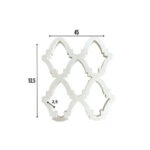 Claustra en Béton Motif Orientales pour exterieur Réf CL12 dim