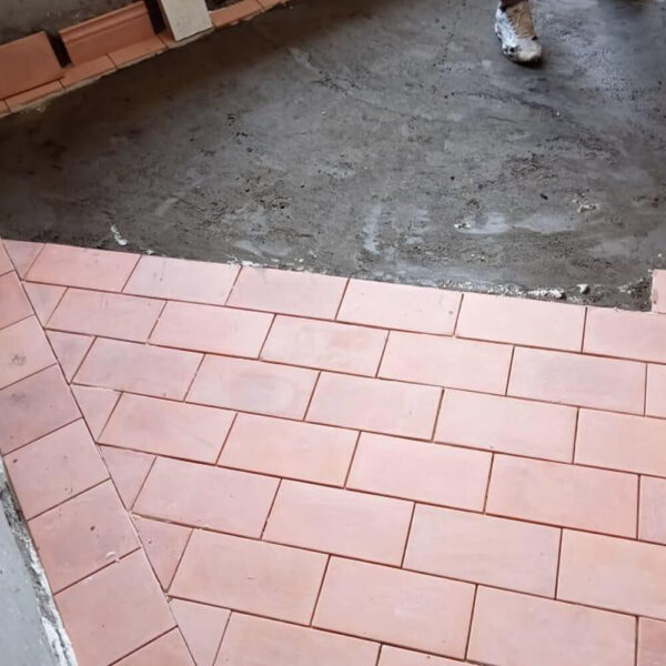 Dallage terracotta en micro béton DL-TERA reel