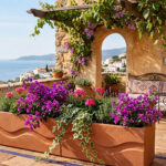 Jardinière Rectangulaire avec Vagues modèle WAVE120 couv 2