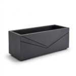 Jardinière Rectangulaire avec lignes géométriques FOLD120